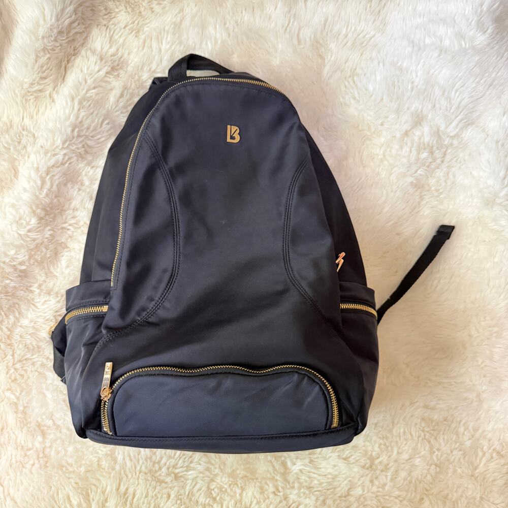 Buffbunny Game Changer backpack featuring gold hardware